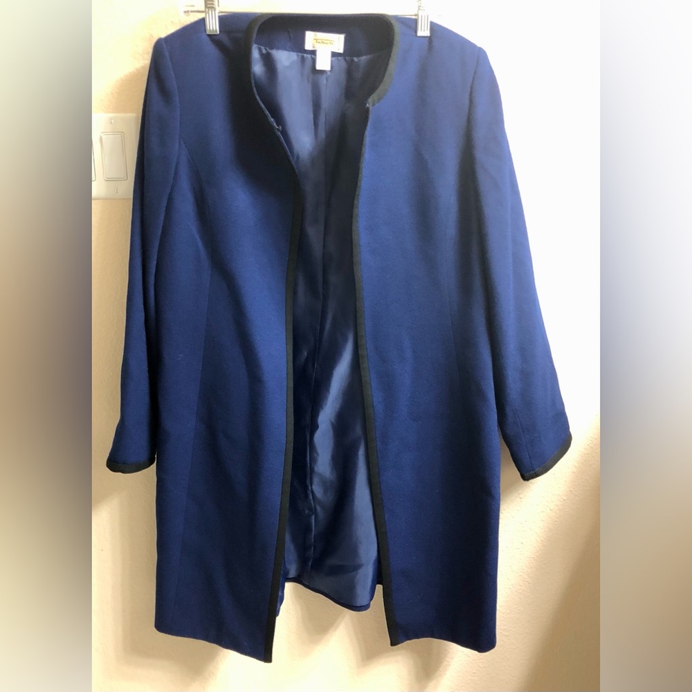 Elegant Blue Women's Coat